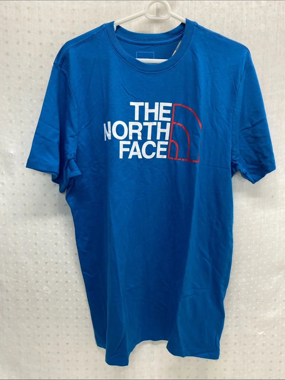 The North Face Men's Banff Blue Half Dome Short-Sleeve Logo Tee Size L NEW
